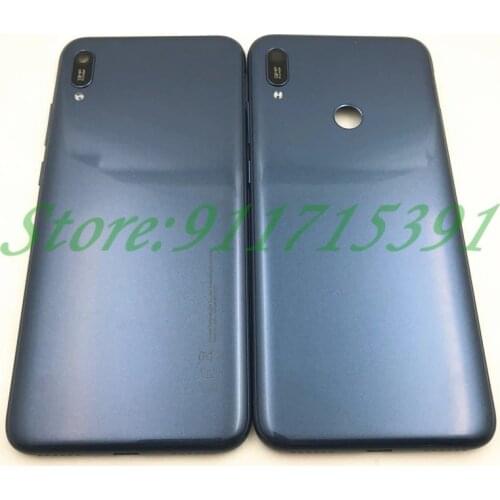 For Huawei Y6 2019 Y6 Prime 2019 Y6 Pro 2019 Battery Back Cover Rear Cover Housing Door With Camera Lens + Side key
