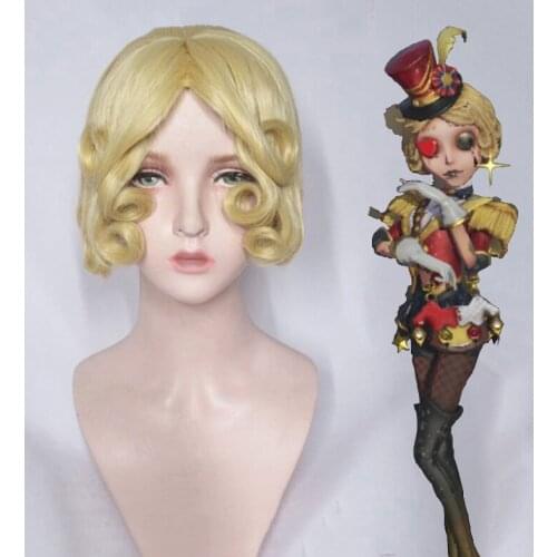 Game Identity V Cosplay Wigs Dancer Margaretha Zelle Cosplay Wig Heat Resistant Synthetic Wig Halloween Carnival Party Women Wig