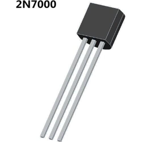 20pcs 2N7000 TO92 Small Signal MOSFET 200 mAmps, 60 Volts N-Channel TO-92