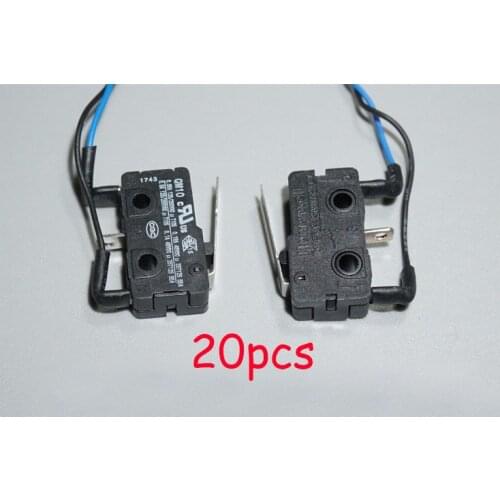 20Pcs Gold-plated Contact Micro Switch Limit Switch NO NC 0.5A Signal Tact QM10 Switch For DIY RC Models