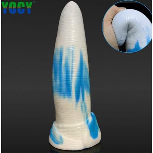 2021 Threaded Rough Dildo Animal Thick Anal Plug Sex Toys Female Orgasm Lasting Penis Dick Cock Clitoris Stimulation Game