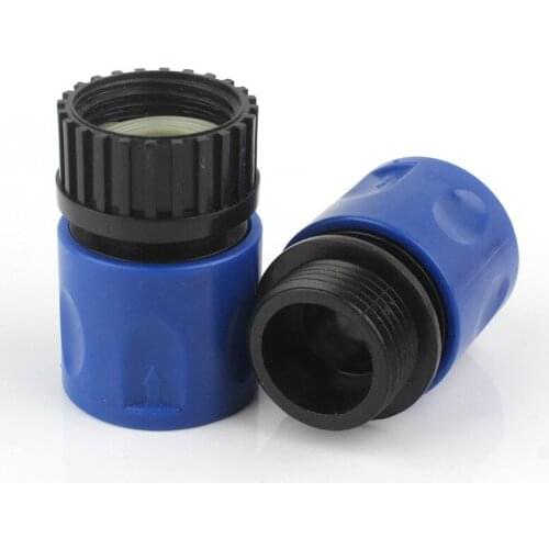 2pcs 3/4 Inch Male and Female Plastic Hose Connector Water Pipe Gun Quick Connector Faucet Joint Home Garden Accessories