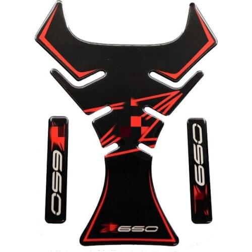 Motorcycles 3D Z Logo Gas Fuel Tank Cover Protector Pad Stickers 3M Adhesive Decals For Kawasaki Ninja Z650 Z650