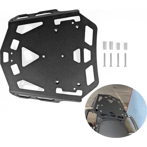 Aluminum Motorcycle Rear Luggage Rack With Bolts Black Accessories For Triumph tiger 800 XCx 2020