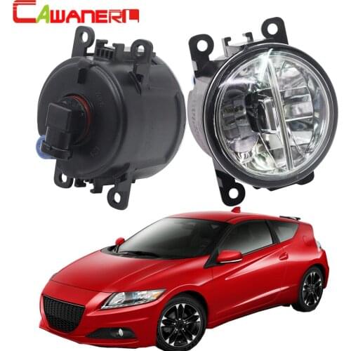 Cawanerl For Honda CR-Z CRZ 2013-2015 2 Pieces Car Light Source LED Fog Light 4000LM 6000K Daytime Running Lamp DRL White 12V