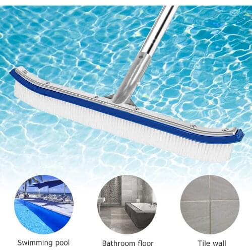 Swimming Pool Cleaning Brush Cleans Walls Tiles Floors Effortlessly Outdoor Durable Pool Wall Floor Broom Home Cleaner Tools