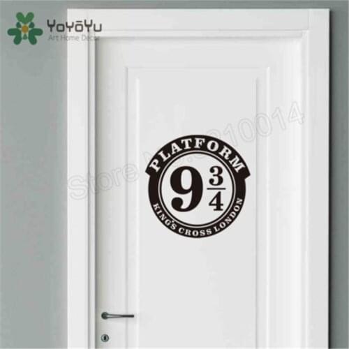 Door Decor Beautiful Modern Sticker Vinyl Art Removeable Poster 9 3/4 Platform Film Movie Ornament Decals Mural LX24