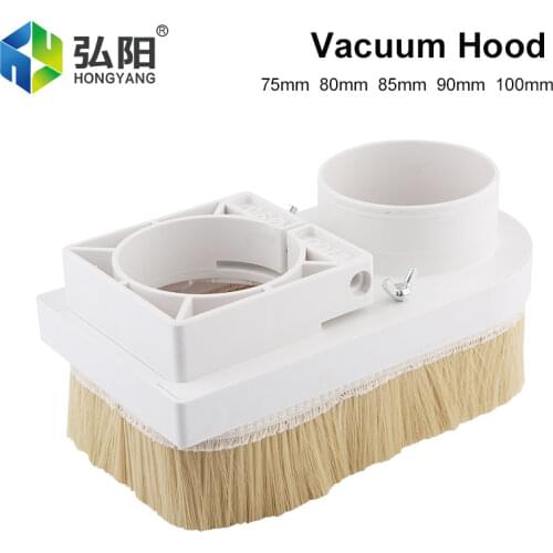 CNC Milling Woodworking Dust Removal Tool Spindle Dust Collector Dust Collector 75 80 85 90 100mm Removable Dust-Proof Brush