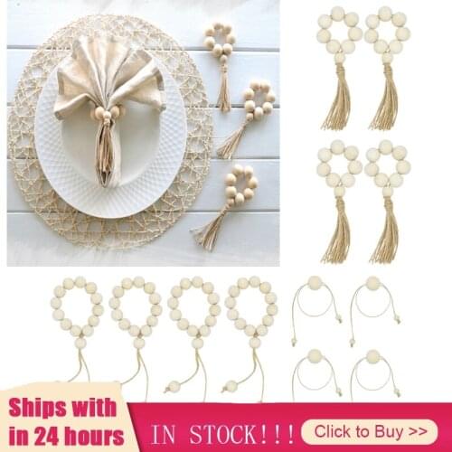 Napkin Ring Chairs Buckles European Pastoral Handmade Napkin Buckle Wedding Event Decoration Crafts Handmade Party Supplies