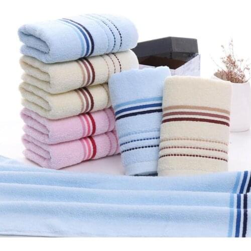 Buy 1 Get 1 Free 90g Pure Cotton Plain Color Face Towel Bathroom Towel