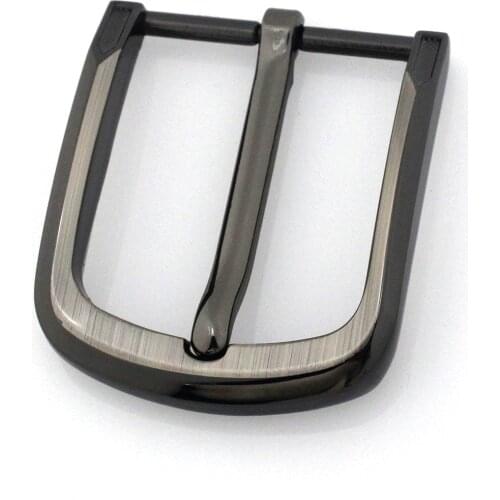 1pcs Metal 40mm Laser Belt Buckle Middle Center Half Bar Buckle Leather Belt Bridle Halter Harness Fit for 37mm-39mm belt