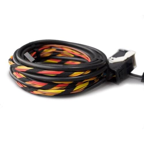 For VW Jetta Golf MK5 Passat Touran Tiguan Eos CC 4E0 972 144 3BD035711 RCD510 Bluetooth Module Cable Harness Connector Pigtail