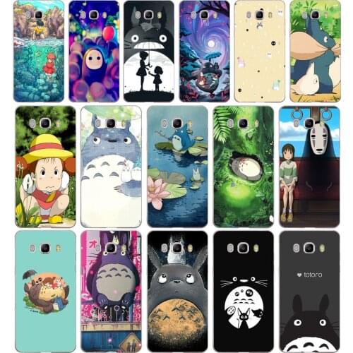 106FG Cute Totoro Soft Silicone Tpu Cover phone Case for Samsung j3 j5 j7 2016 2017 j330 j2 j6 Plus 2018