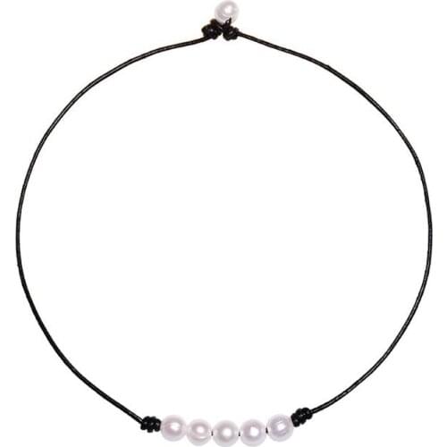 Natural Freshwater Pearl Necklace Pendant Baroque Pearl Bohemian Handmade Jewelry Fashion Pearl Bead Jewelry for Women