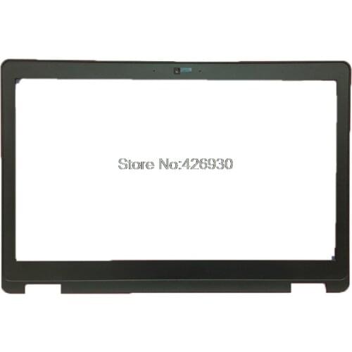 Laptop LCD Front Bezel For DELL For Latitude E5570 For Precision 3510 P48F black with camera hole 08VYRG 8VYRG new