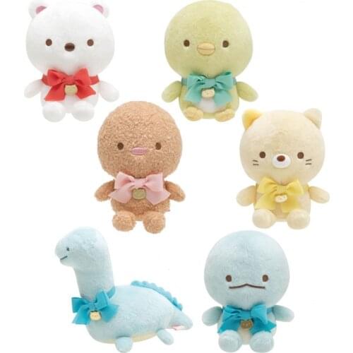 New Sumikko Gurashi Plush Keychain Small Pandent Kids Stuffed Animals Toys For Children Gifts 10CM