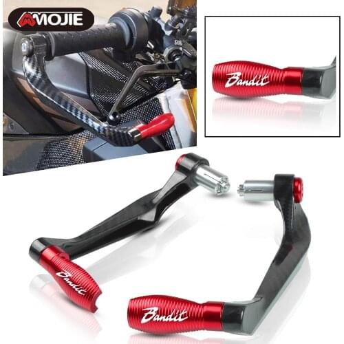 For Suzuki GSF650 BANDIT 2005 Bandit 650S 2015 Motorcycle Handlebar Grips Guard Brake Clutch Levers Handguards 22mm Protector