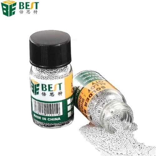 25000pcs/bottle 0.2-0.65mm BGA Reballing Balls Leaded For IC Chip Soldering Accessories Solder Ball Tin Material Sn63/Pb37 Rewor