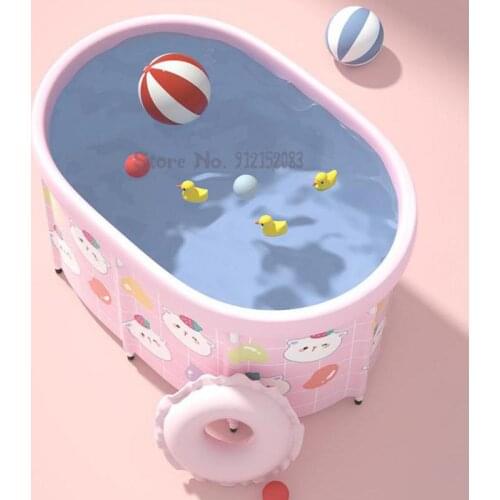 Folding Bathtub Adult Household Bath Tub Children Bath Tub Baby Swimming Pool Bath Artifact