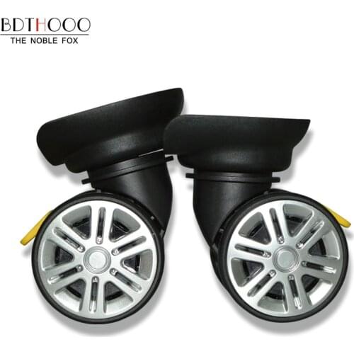 Replacement luggage wheels for suitcases repair hand spinner caster wheels parts trolley replacement rubber A18-JYSCL