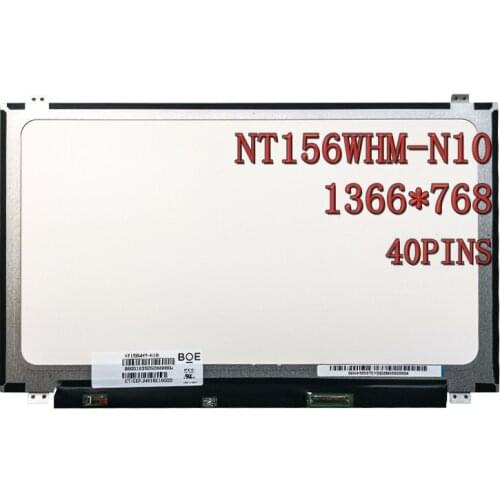 NT156WHM-N10 LP156WHB-TLC1 TLD1 LTN156AT35 N156BGE-L41 15.6'' Laptop lcd led screen slim matrix 1366*768 40 pin