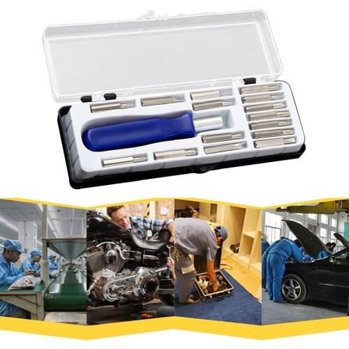 16pcs/set Multifunction Screwdriver Set Carbon Steel Precision Mobile Phone Repair Screwdriver Torx Hex Hand Tool