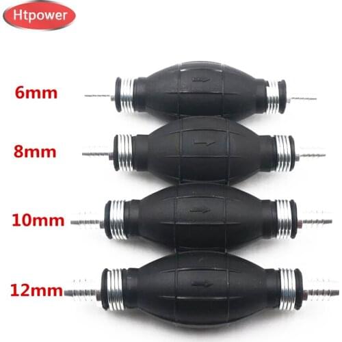 6/8/10/12mm Fuel Pump Rubber Fuel Pump Line Hand Primer Bulb Gas Petrol Fuel Hand Pump For Car Boat Marine Outboard
