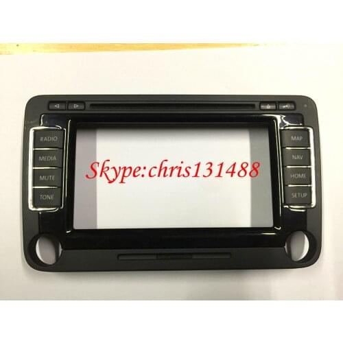 Free shipping original Volkswagen CD PLAYER Plastic Frame with Button for Skoda Columbus RNS510 sat nav navigation audio systems