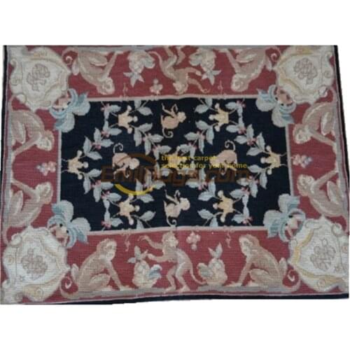 Flower rug needlepoint carpets handmade turkish carpet woven wool carpet bohemian carpet rug