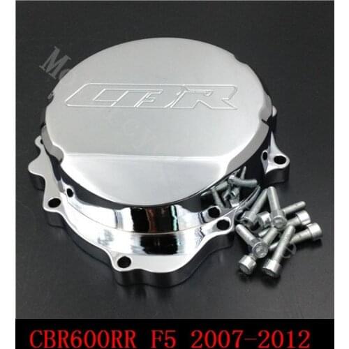For Honda CBR600RR CBR 600 CBR F5 2007 2008 2009 2010 2011 2012 2013 2014 Motorcycle Engine Stator cover Chrome Lefe side