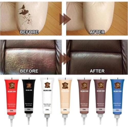 10 Colors Leather Repair Gel Refurbish Cleaner Repair Cream Advanced Sofa Coat Car Seat Home Instrument Panels Repair Cleaner