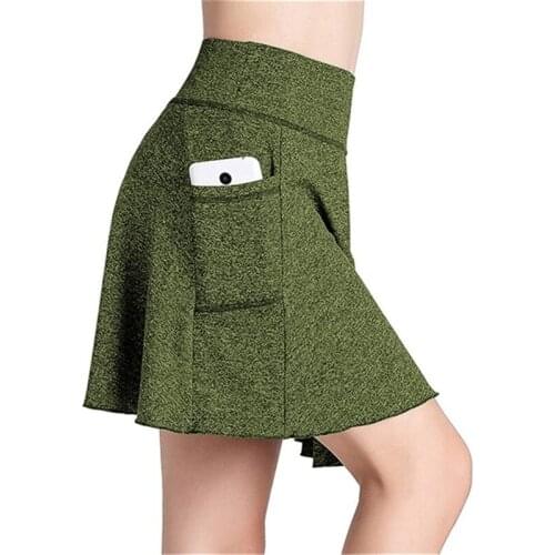 Golf Running Skirt Womens Pocket Sports Tennis Active Athletic Fitness Skirts Womens Tennis Skirts Running