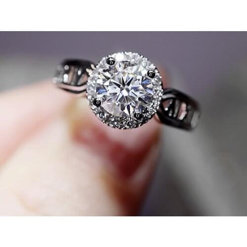 Dainty Hollow Design Round Rings Fashion Adjustable Size Silvery Jewelry Elegant Women Wedding Party Unique Gifts Wholesale