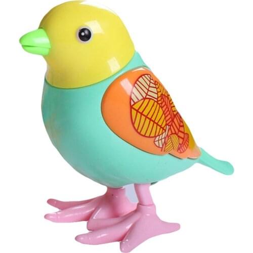 Classic Cute Bird Animal Bouncing Wind up Clockwork Kids Developmental Toy Gift
