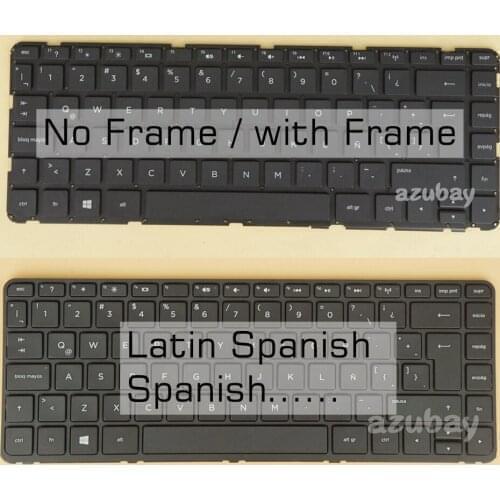 LA Spanish Keyboard For HP 248 G1, 240 G3, 245 G3, 246 G3, 340 G1 G2, 345 G2, 746019- 071 -161, 757922- 071 -161, MP-13M56LA-698