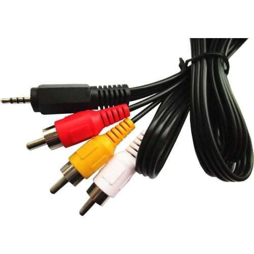 Set-top Box Extension Cable Mobile Phone Box One Point Three AV2.5mm Revolution 3 Lotus RCA Male Adapter Cable