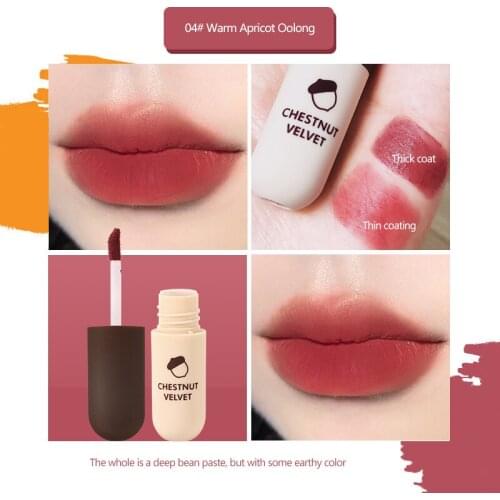 Matte Liquid Lipstick Waterproof Long Lasting Women Red Lip Tint Non Sticky Lip Glaze Lightweight Lip Gloss Maquiagem TSLM1
