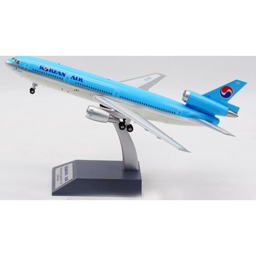 1:200 Scale Korean Air Airways DC-10-30 Airlines Model with Base Alloy Aircraft For Collectible Souvenir Show Gift Toys