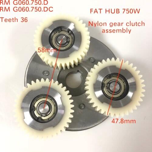 Bafang FAT HUB motor RM G060.750 and RM G020 SWX02 Clutch Nylon Gear Assembly Spare Part Replacement
