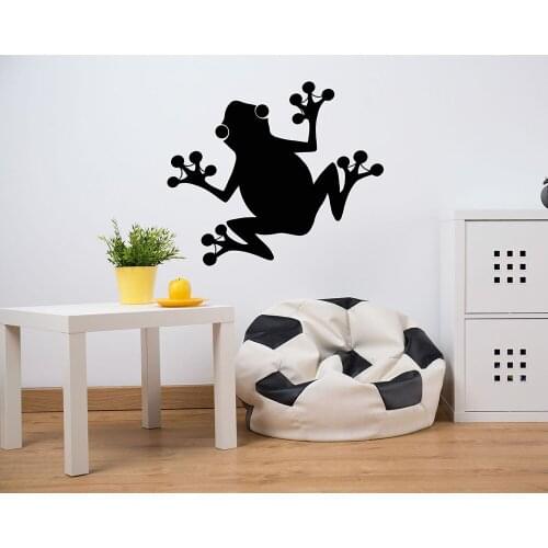 Frog Wall Decal vinyl Animal Poster wall sticker Frog Playroom wall art For Boys girl Bedroom Living Room House Home Decor G302