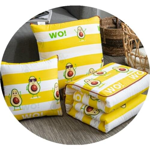 New Cartoon Pillow Quilt Pillow Quilt Dual-use Multifunctional Car Office Cushion Throw Pillow Cute Pillows Cushion