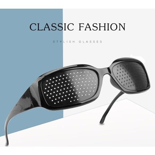 Pinholes Glasses Eyesight Improvement Motorcycle Glasses Eye Exercise Eyeglasses Anti-fatigue Eye Protection Glasses