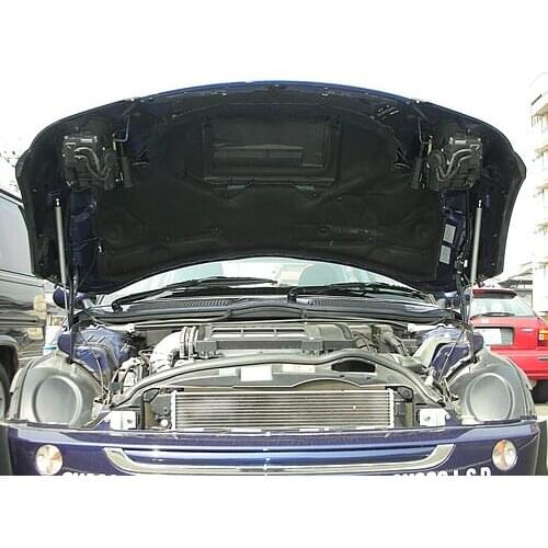 For BMW MINI RE16 Front Hood Bonnet Gas Struts Lift Support Shock Damper Carbon Fiber