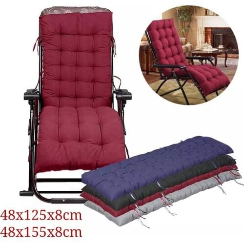 Outdoor Sun Lounger Cushion Recliner Cushion Relaxer Chair Cushion Suitable For Folding Chair Rocking Chair (no Chair)