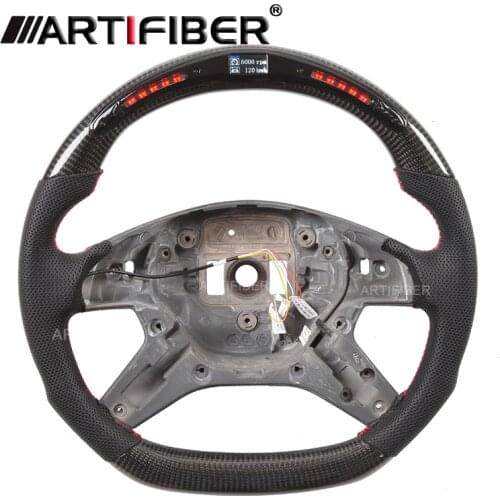 LED Display Steering Wheel for Mercedes Benz C E G Class AMG G63 W204 S204 W212 V212 S212 W463