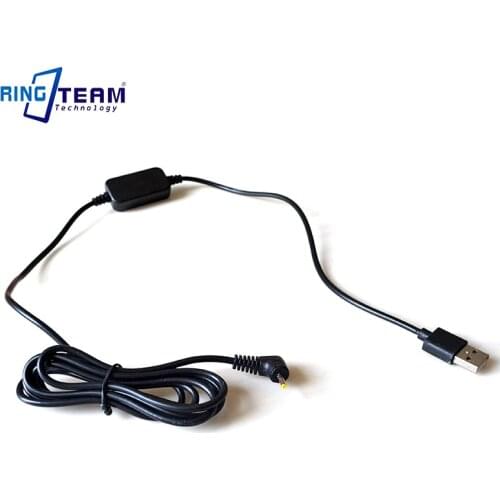 USB Cable 2.5*07 mm fits DR-DC10 DC Coupler for canon digital cameras A1300 A1400 A800 A810 SX150 IS SX160