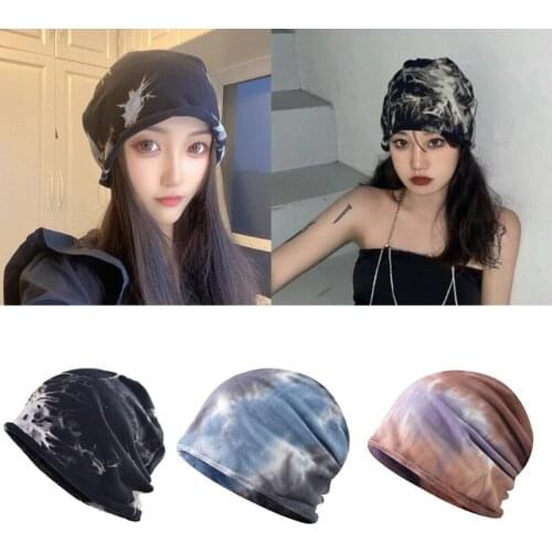 Vintage Popular Thin Beanie Hat Baggy Cap Summer Slouchy Skull Hats Beanie Baggy for Men/ Women Running Helmet Liner Cap