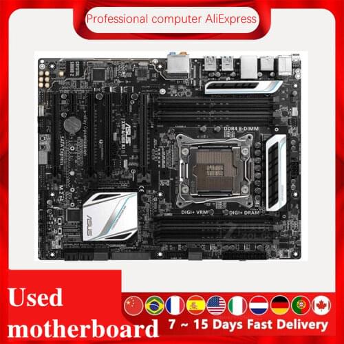 For ASUS X99-A/USB3.1 Original Used Desktop X99 X99M 2011 Socket LGA 2011 Core i7 LGA2011 V3 DDR3 Motherboard
