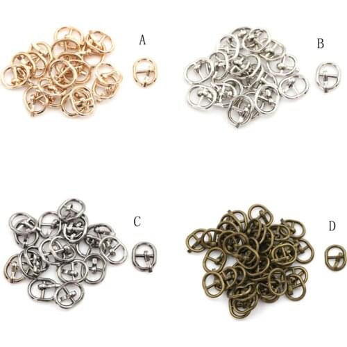 10PCS/lot 5.5MM DIY Doll Buckle Mini Ultra-small Tri-glide Buckle Belt Buckle Doll Bag Buckle Shoes Accessories Wholesale