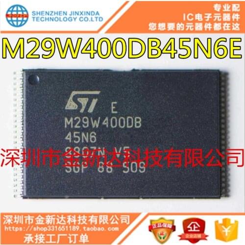 100% New&original M29W400DB45N6E M29W400DB45N6 M29W400DB TSOP-48 In Stock